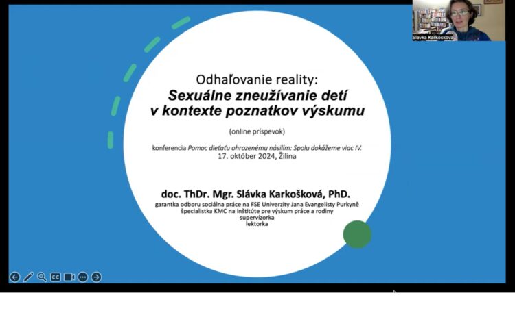 Odhaľovanie reality: Sexuálne zneužívanie detí v kontexte poznatkov výskumu